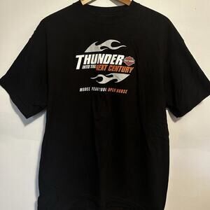 Vintage Harley Davidson T-Shirt Thunder into the Next Century 2004 Size L